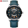 Men's Sporty Waterproof Chronograph Watch with Large Number Details