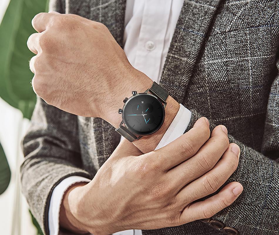 Men's Waterproof Chronograph Watch Minimalist Business-Casual