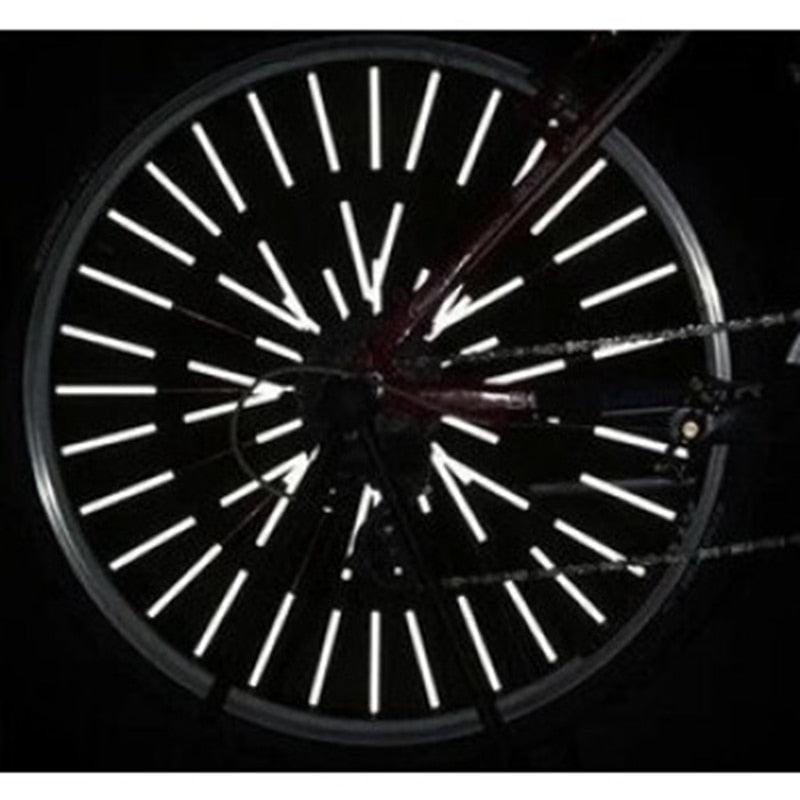 12pc Reflective Bicycle Spoke Skins - Multicolor Wheel Rim Clips
