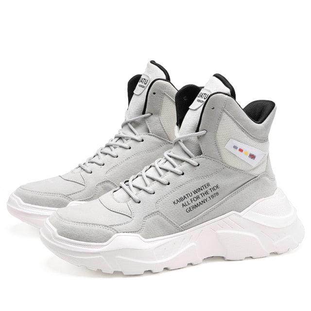 Men's High Top Urban Streetwear Sneakers Rubber Sole Winter Shoes