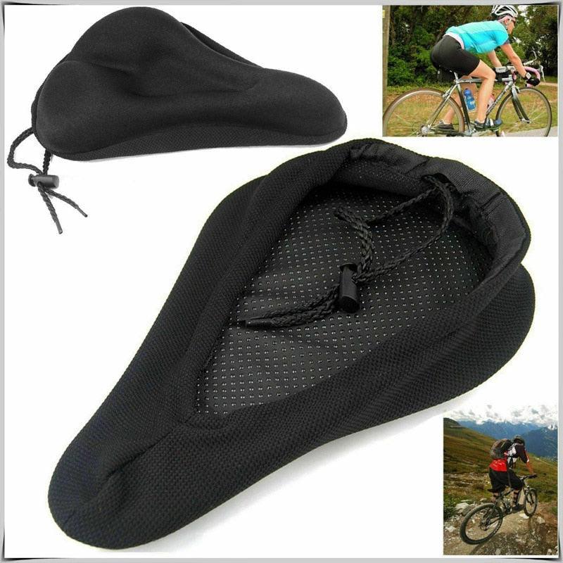 Extra Soft Gel Bicycle Seat Cover for Comfort and Shock Absorption