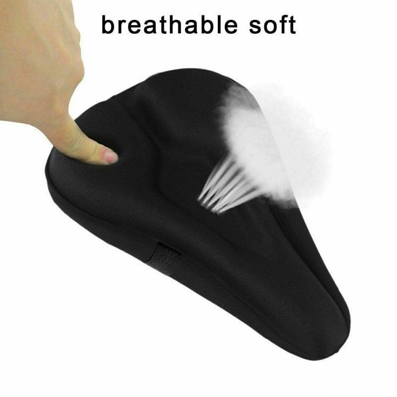 Extra Soft Gel Bicycle Seat Cover for Comfort and Shock Absorption