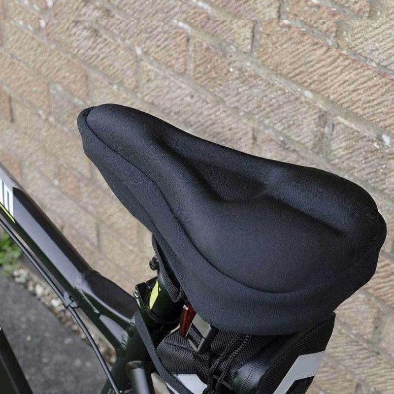 Extra Soft Gel Bicycle Seat Cover for Comfort and Shock Absorption