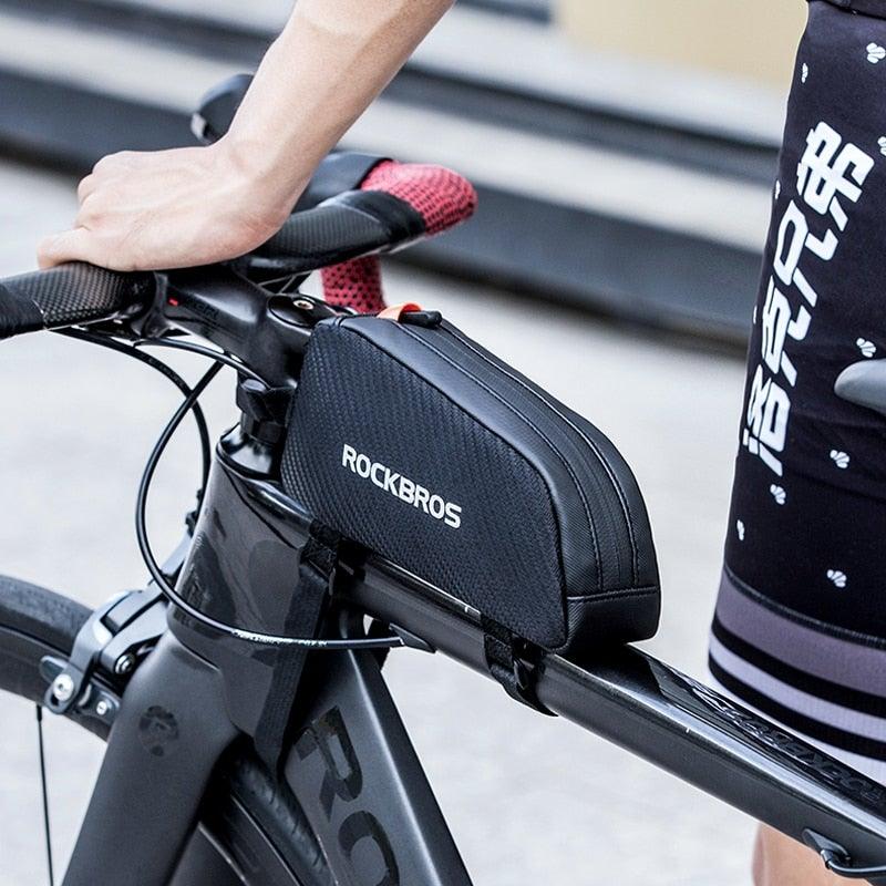 Reflective Ultralight Bike Top Tube Bag - 1.1L Capacity
