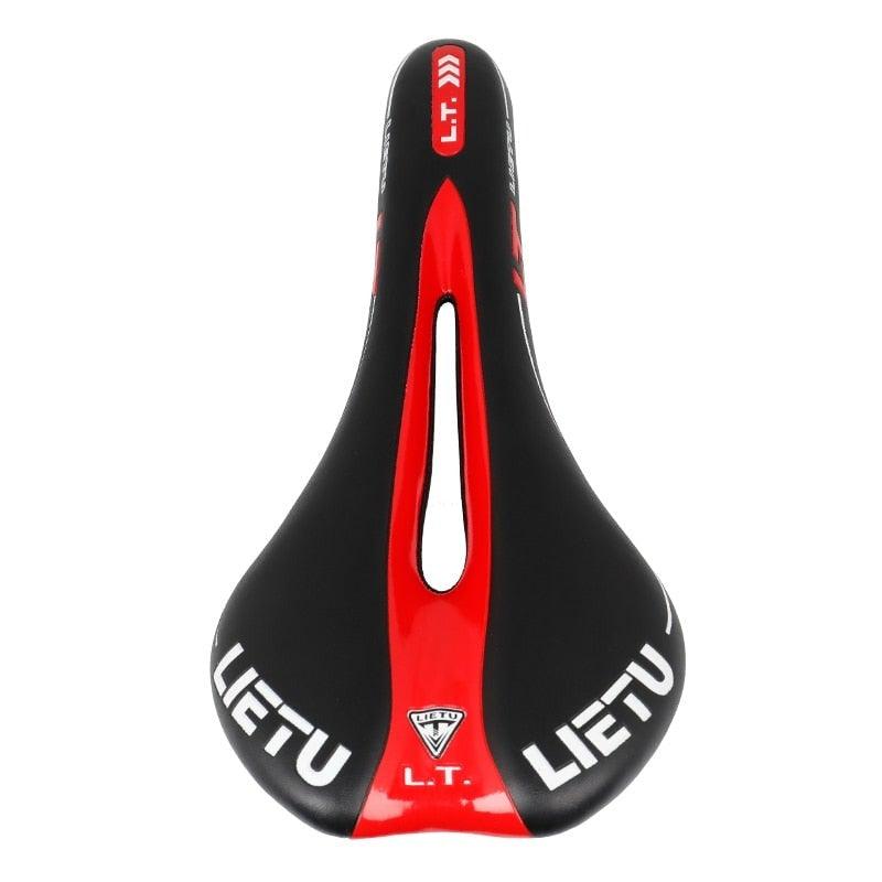 Ergonomic Perforated Road Bike Saddle with High-Density Foam Gel