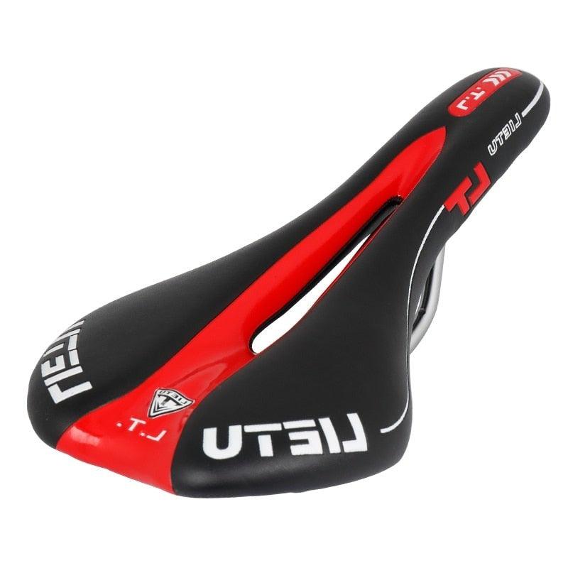 Ergonomic Perforated Road Bike Saddle with High-Density Foam Gel