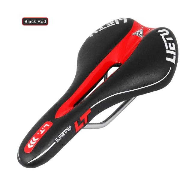 Ergonomic Perforated Road Bike Saddle with High-Density Foam Gel