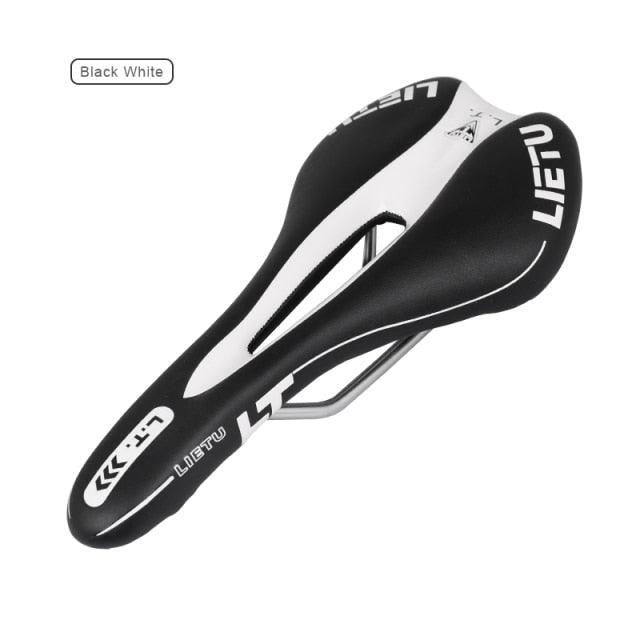 Ergonomic Perforated Road Bike Saddle with High-Density Foam Gel
