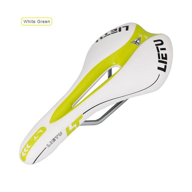 Ergonomic Perforated Road Bike Saddle with High-Density Foam Gel