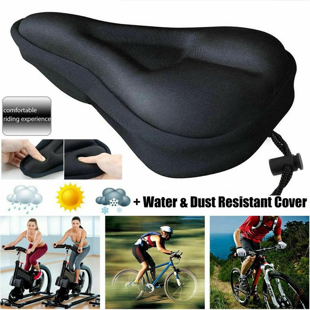 Extra Soft Gel Bicycle Seat Cover for Comfort and Shock Absorption