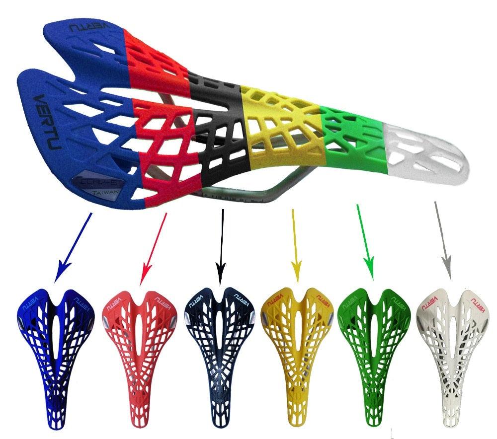Lightweight Hollow Mountain Bike Saddle - Breathable Mesh Cycling Seat