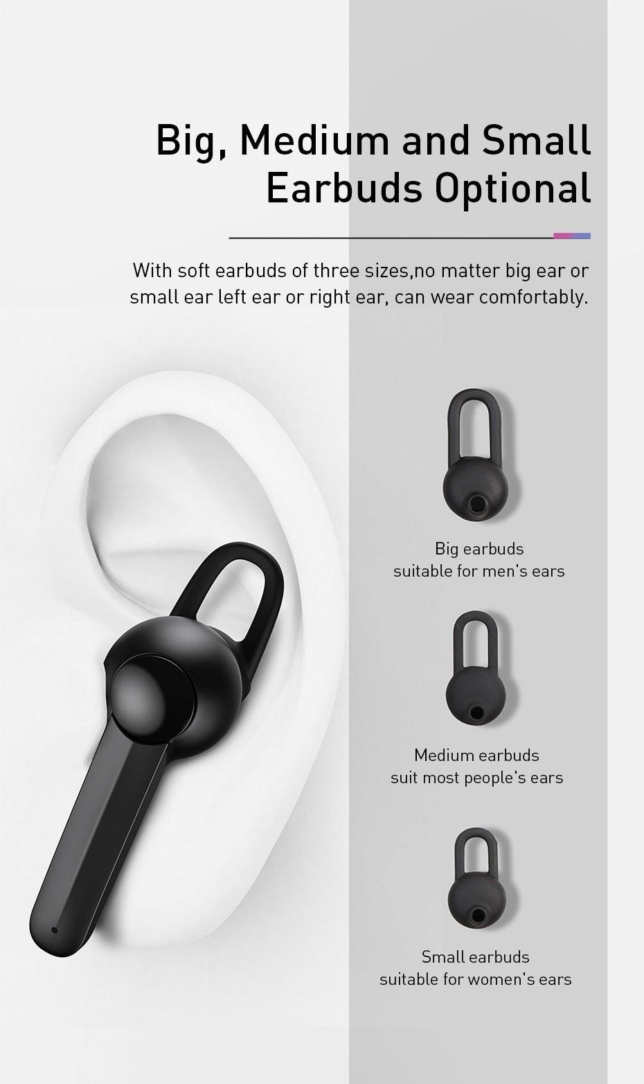 Magnetic Wireless Bluetooth Earphone with Noise-Canceling Microphone