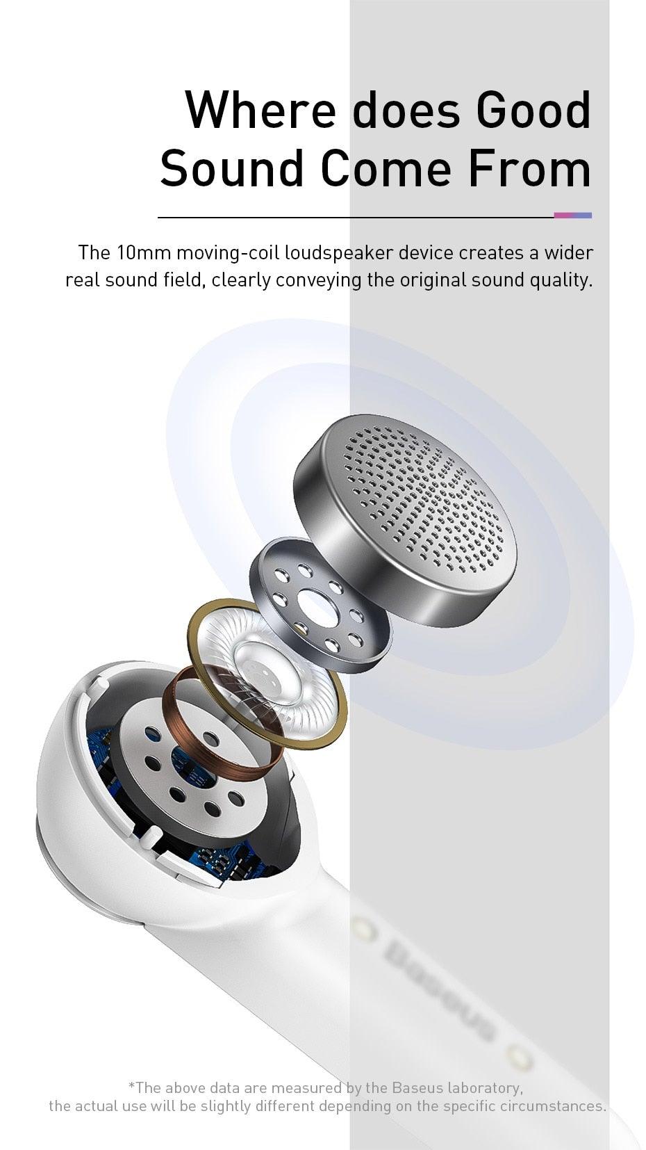 Magnetic Wireless Bluetooth Earphone with Noise-Canceling Microphone