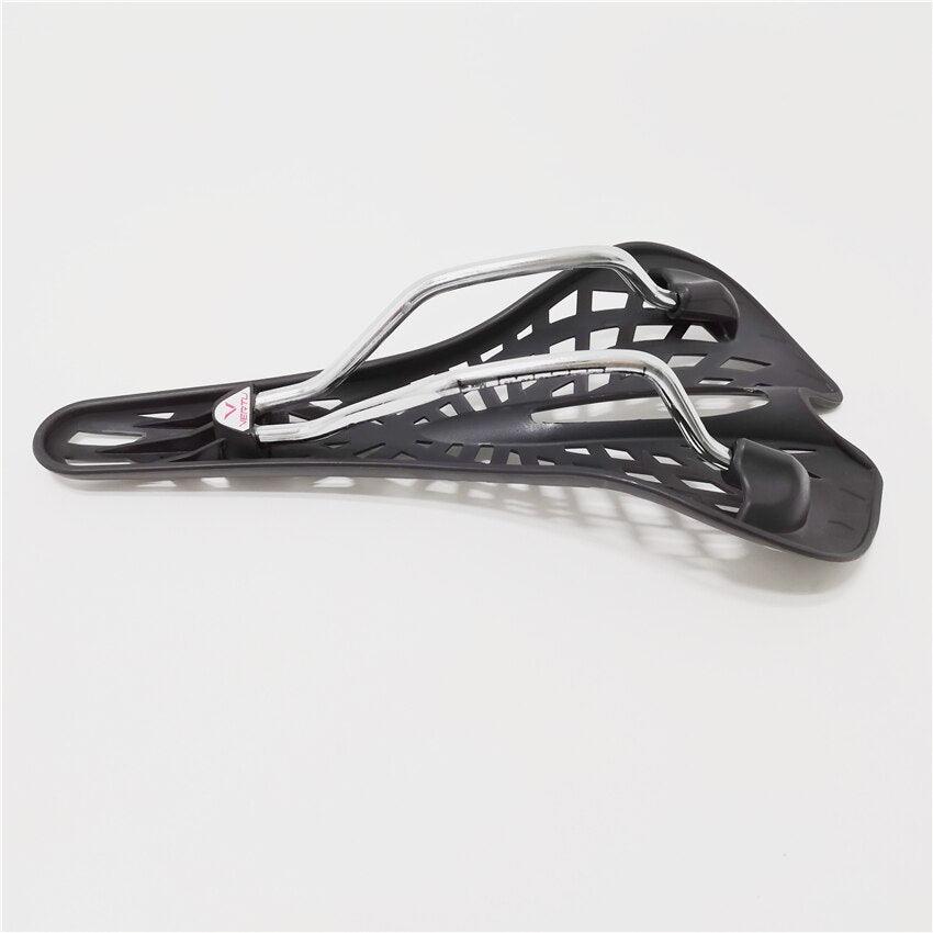 Lightweight Hollow Mountain Bike Saddle - Breathable Mesh Cycling Seat