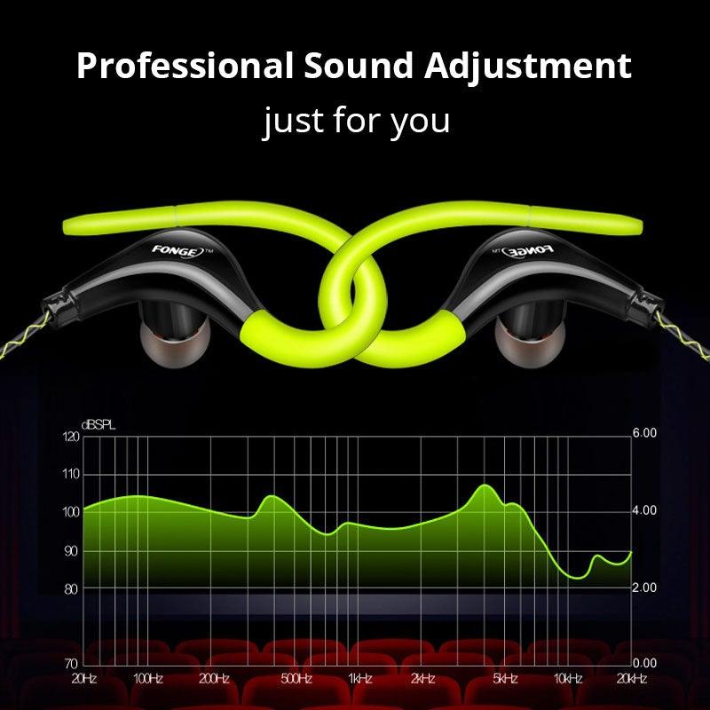Wireless Bluetooth Sport Earbuds with Charging Case & Mic