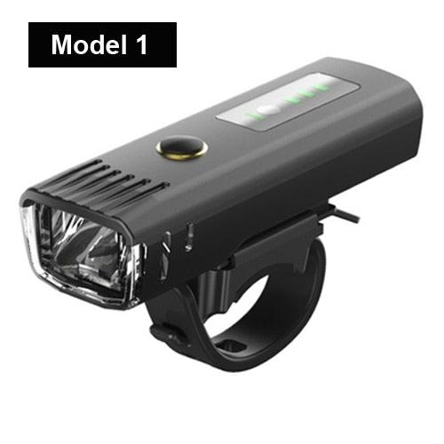 Smart Induction LED Bike Headlight and Rear Tail Light Set