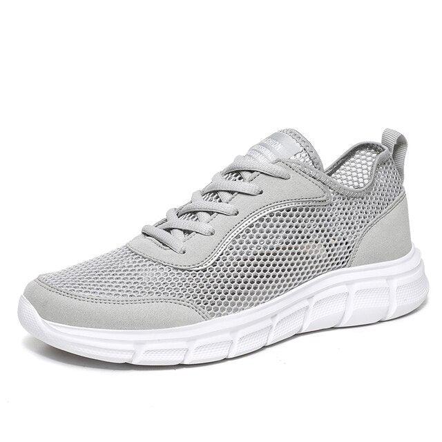 Lightweight Men’s Casual Black Mesh Running Sneakers