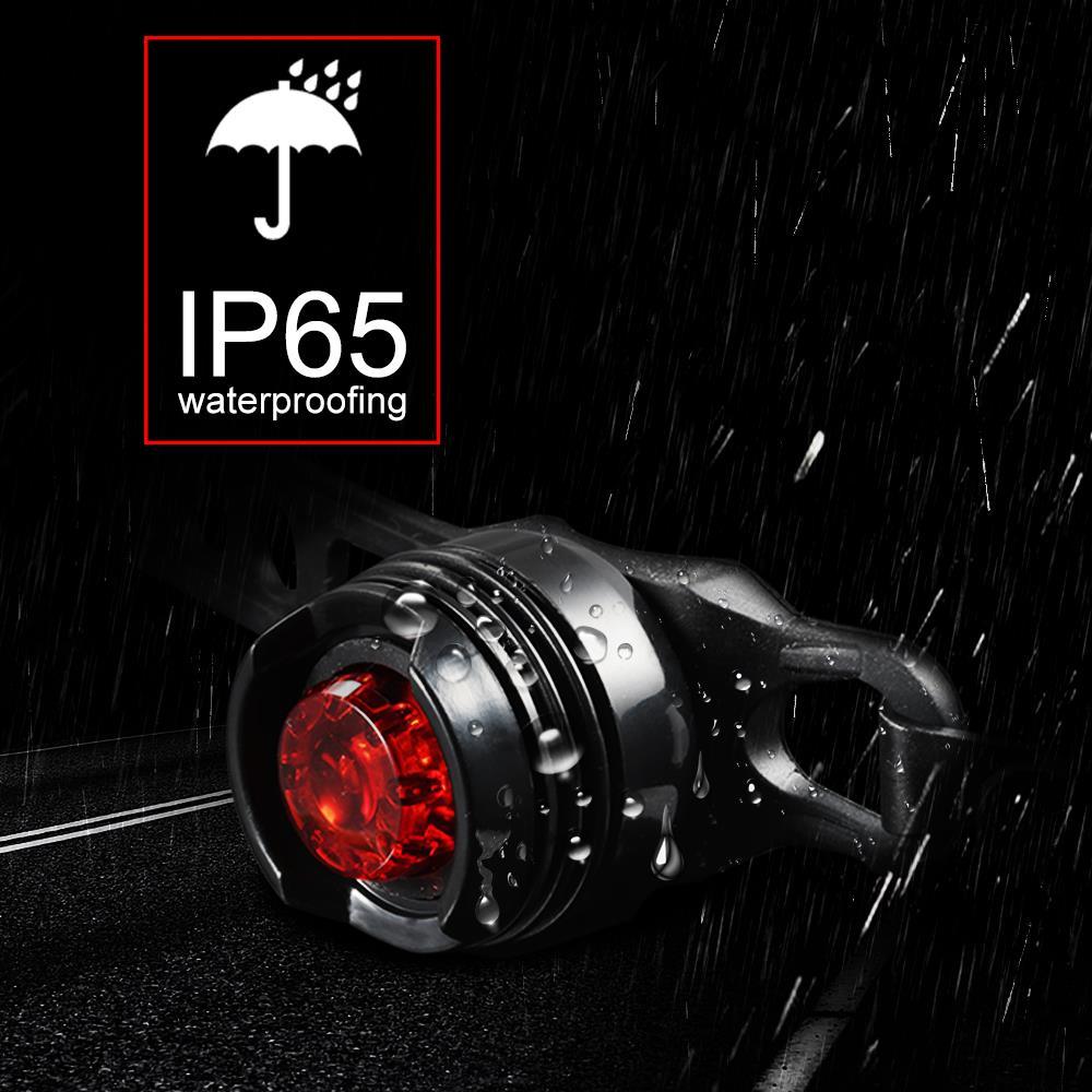 8000 Lumen USB LED Bicycle Light Set with Zoomable Headlight