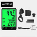 Waterproof Wireless and Wired Bicycle Computer with LCD Display
