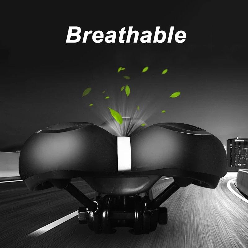 Professional Shockproof Bicycle Saddle with Silicone Gel Cushioning