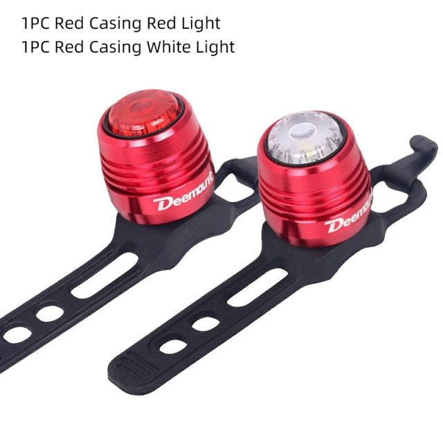 Ultra Bright USB Rechargeable LED Bike Rear Safety Warning Light