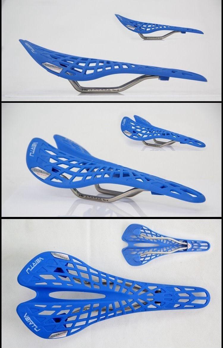Lightweight Hollow Mountain Bike Saddle - Breathable Mesh Cycling Seat