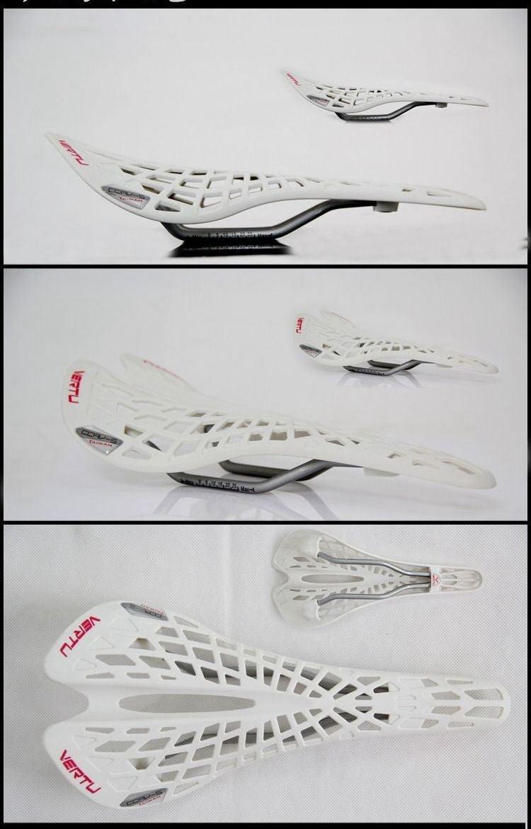 Lightweight Hollow Mountain Bike Saddle - Breathable Mesh Cycling Seat