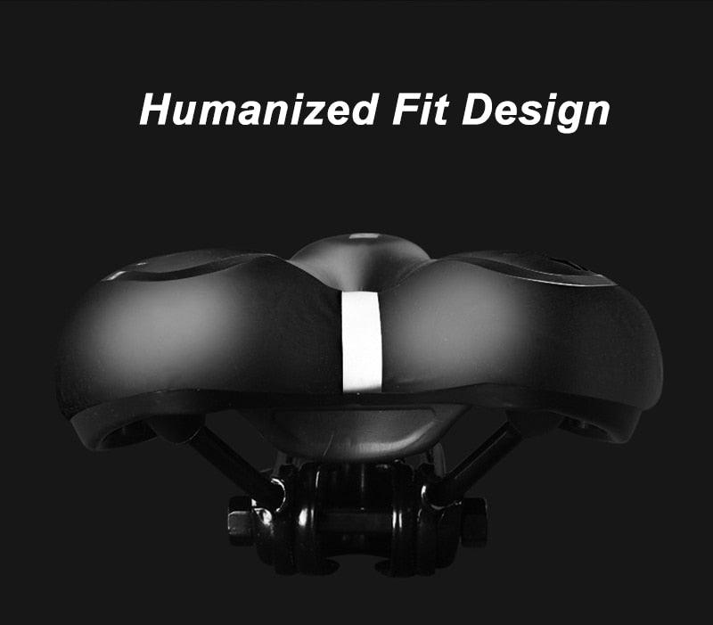 Professional Shockproof Bicycle Saddle with Silicone Gel Cushioning
