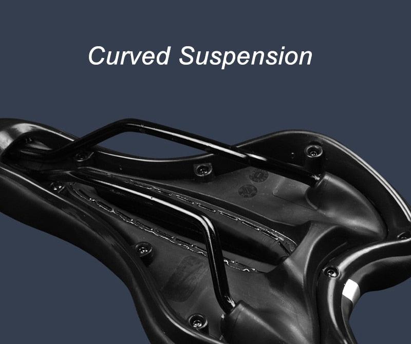 Professional Shockproof Bicycle Saddle with Silicone Gel Cushioning