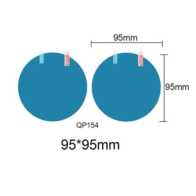 2 Pcs Car Rearview Mirror Rainproof Film Anti-Fog Protective Film