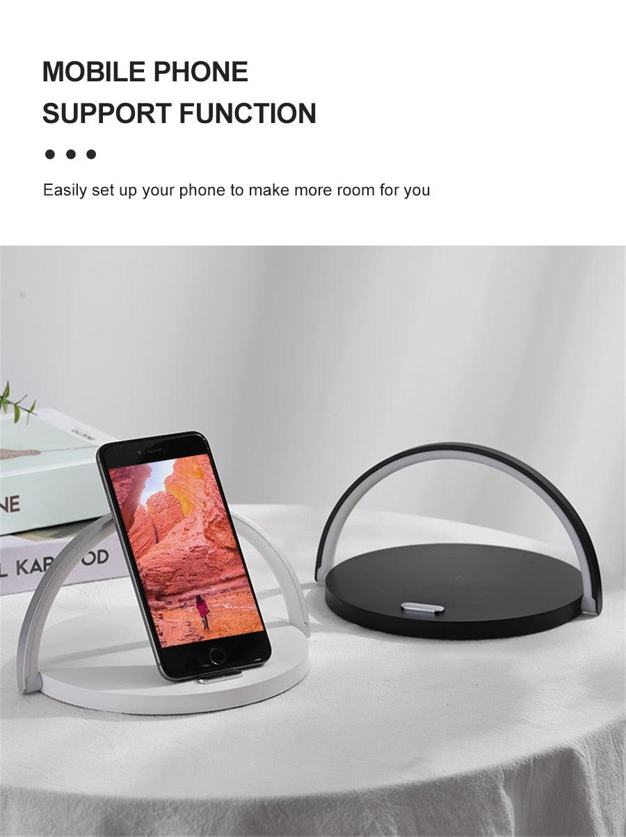Dimmable LED Desk Lamp with Wireless Phone Charger