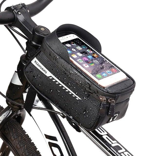 Waterproof Bike Top Tube Smartphone Bag and Cycling Storage Pouch
