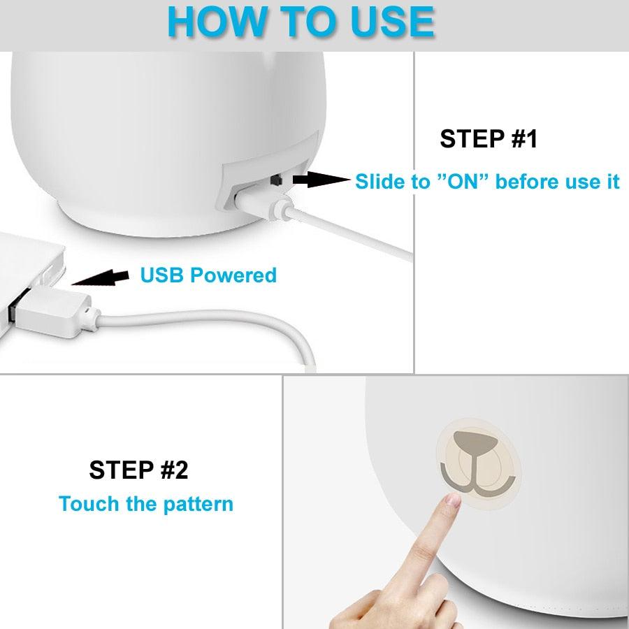 Modern Dimmable LED Table Lamp with Pen Holder and Flexible Arm