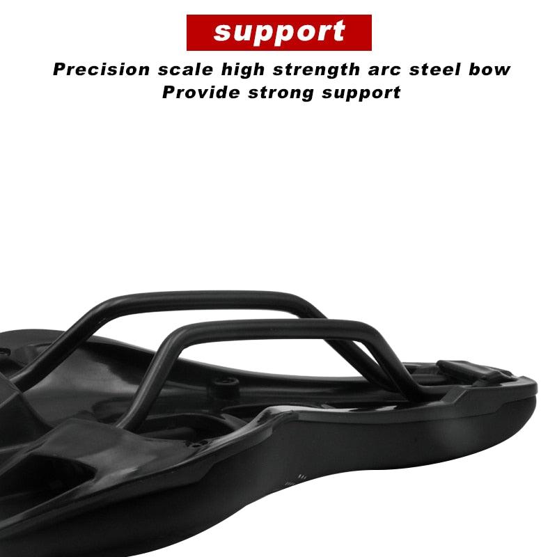 Memory Foam Bicycle Saddle with Steel Rails for Road and MTB