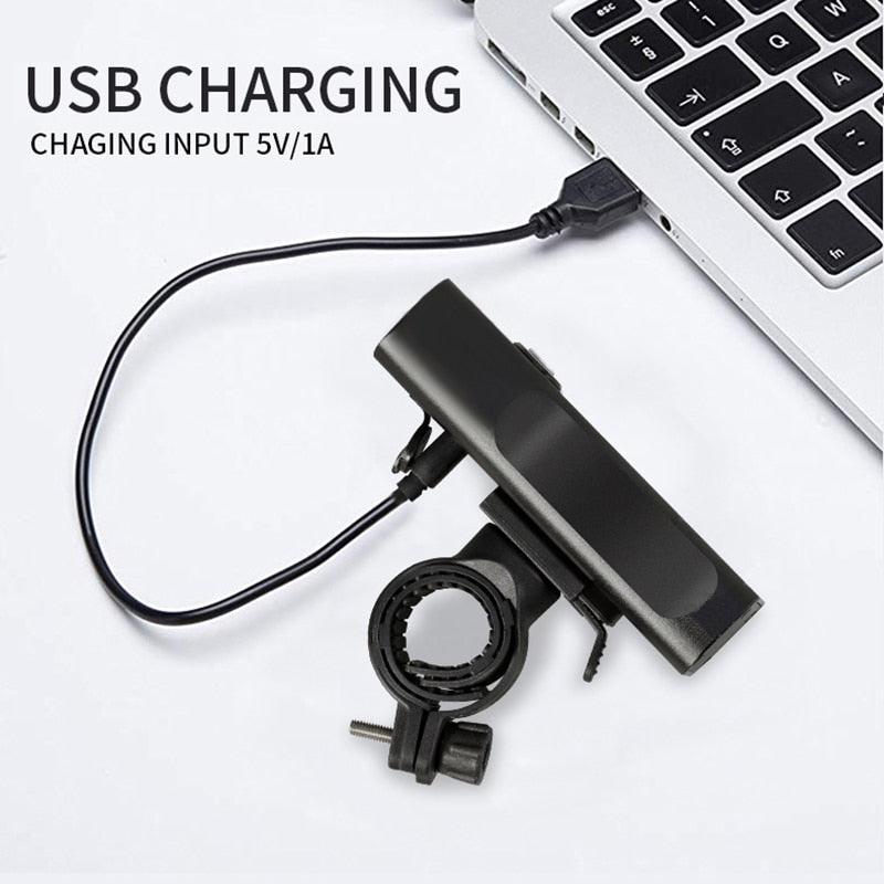 5000 Lumen LED Bike Light Set USB Rechargeable 10000mAh Power Bank