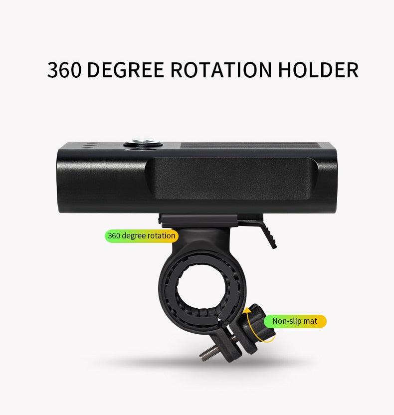 5000 Lumen LED Bike Light Set USB Rechargeable 10000mAh Power Bank