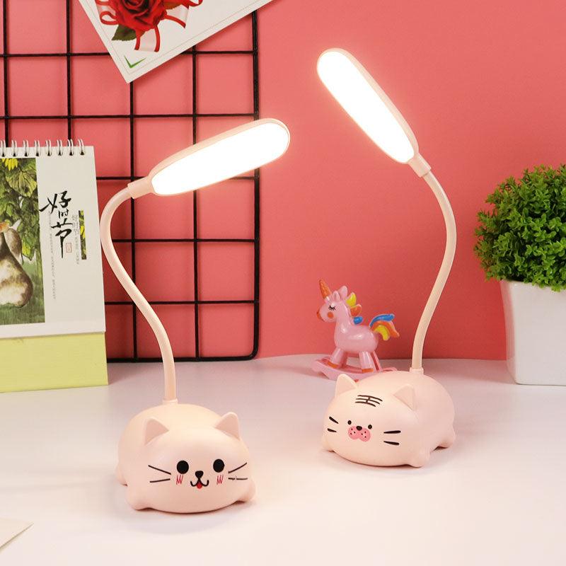 Kawaii Bear Desk Lamp: Minimalist LED Bedside Study Light