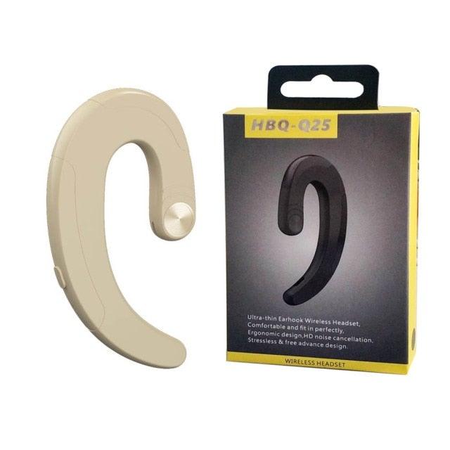 Wireless Bone Conduction Earphone with Noise-Canceling Microphone