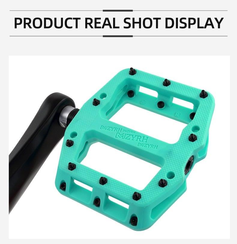 Ultralight Nylon Platform Bike Pedals with Sealed Bearings