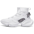 Men's High Top Mesh Sock Sneakers - Breathable Height Increasing Shoes