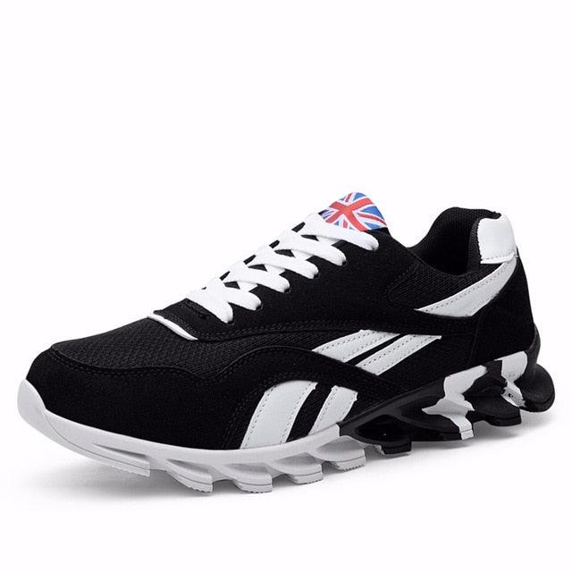 Men's Lightweight Breathable White Slip-On Casual Walking Sneakers