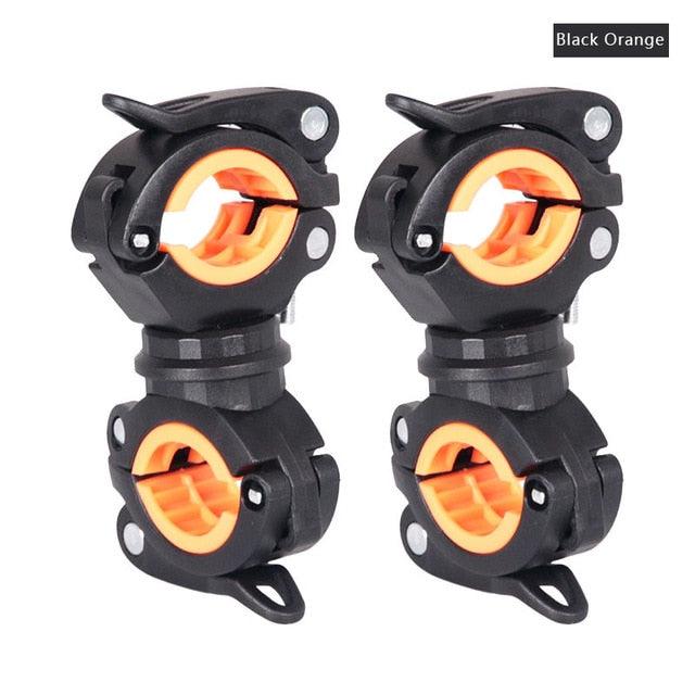 360-Degree Rotatable Universal Bicycle Light Mount Flashlight Holder