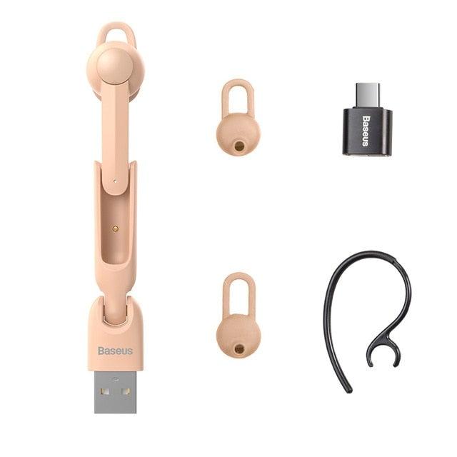 Magnetic Wireless Bluetooth Earphone with Noise-Canceling Microphone