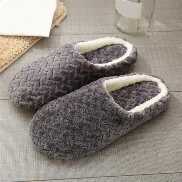 Women’s Plush Memory Foam Slippers with Orthopedic Arch Support