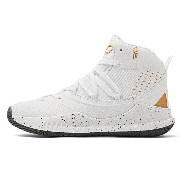 Men's High-Top Basketball Sneakers Non-Slip Athletic Training Shoes