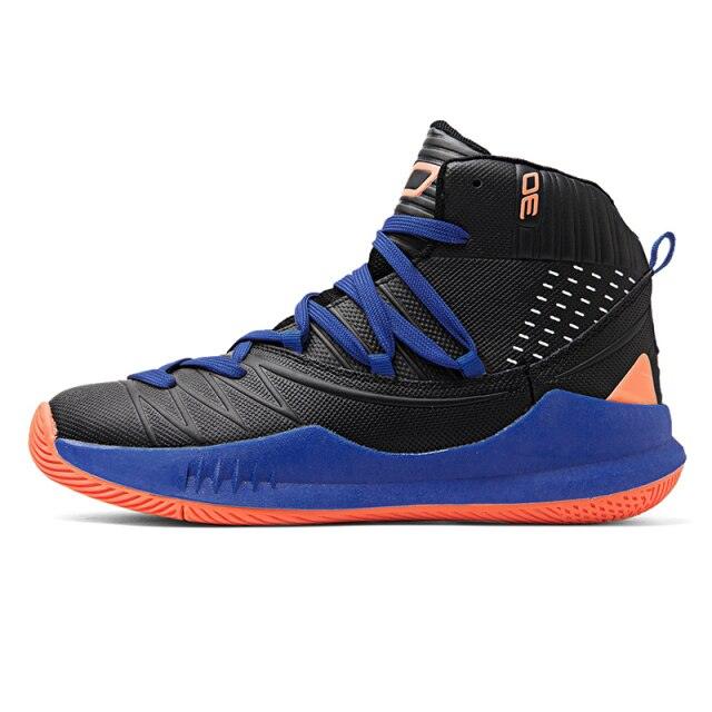 Men's High-Top Basketball Sneakers Non-Slip Athletic Training Shoes