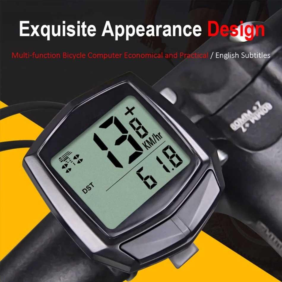 Multifunction Waterproof Wired Bicycle Cycling Computer Odometer