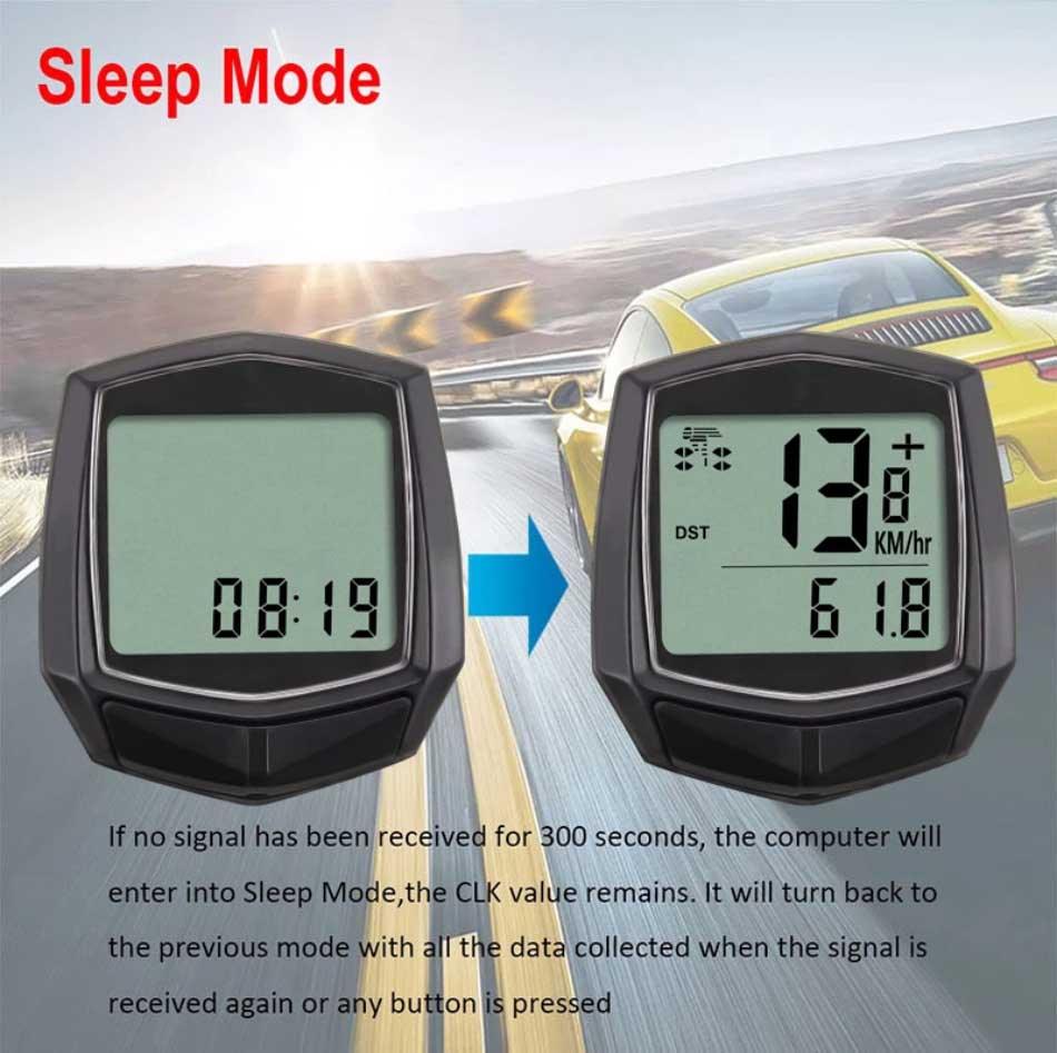 Multifunction Waterproof Wired Bicycle Cycling Computer Odometer