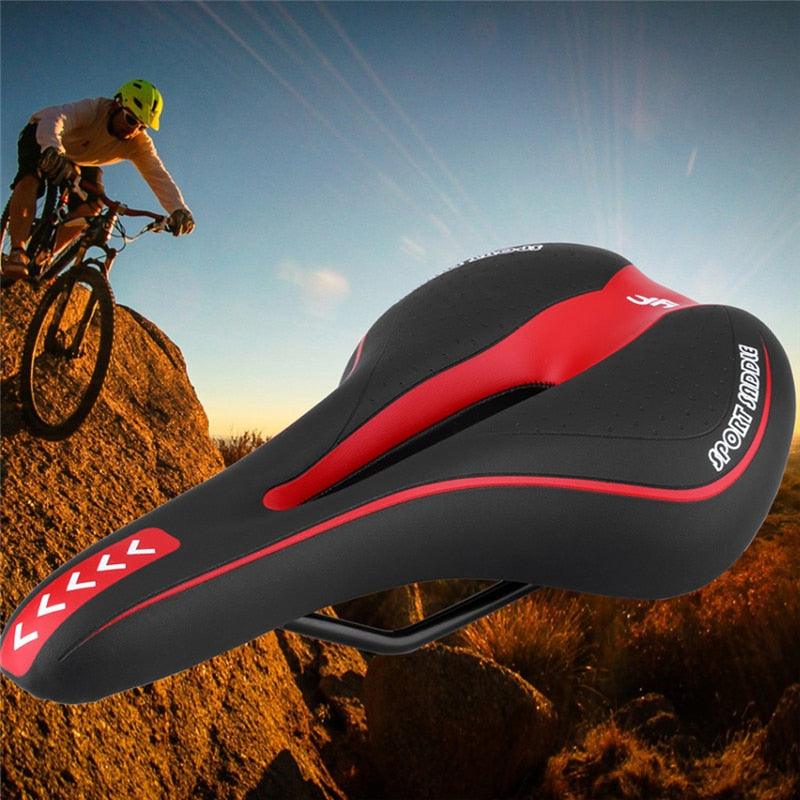 Ergonomic Memory Foam Bicycle Saddle for Men's Long Distance