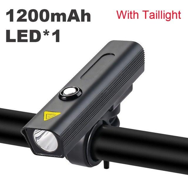 3000 Lumen USB Rechargeable Bike Light Set with 10000mAh Power Bank
